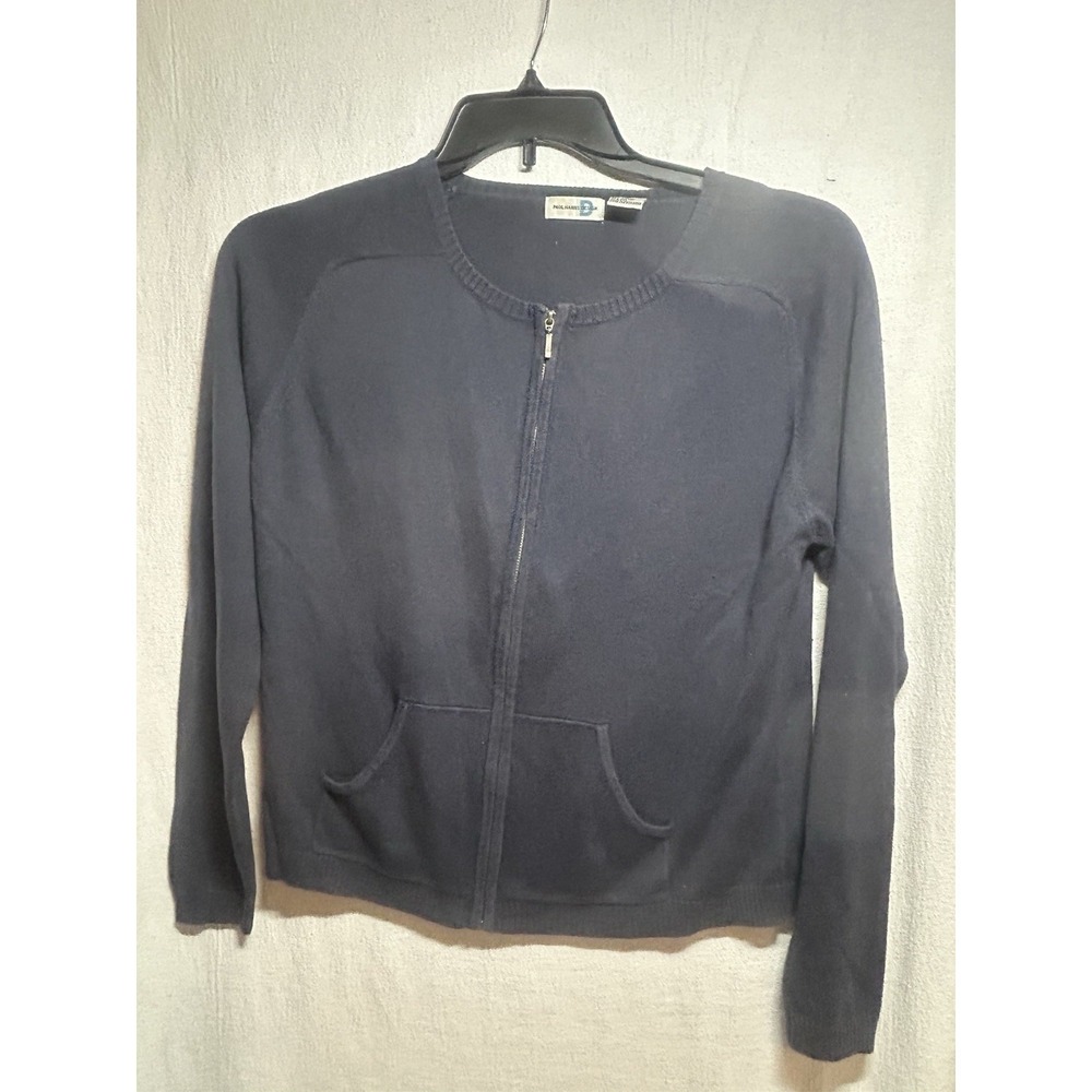 Paul Harris Vintage Women's Sweater Zip Front Size L
